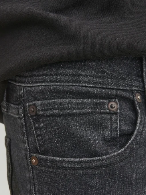 JACK & JONES Glenn Original loose fit, heren jeans, zwart denim