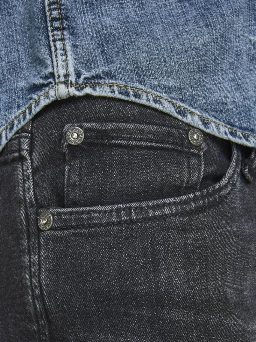 JACK & JONES Glenn Original loose fit, heren jeans, zwart denim