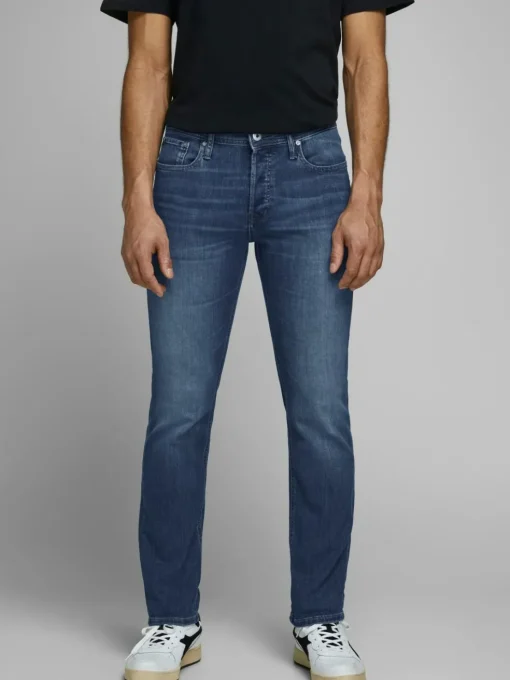 JACK & JONES Glenn Original slim fit, heren jeans, denimblauw