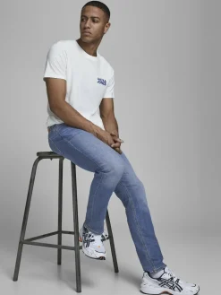 JACK & JONES Glenn Original loose fit, heren jeans, denimblauw