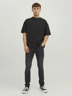 JACK & JONES Glenn Original loose fit, heren jeans, zwart denim