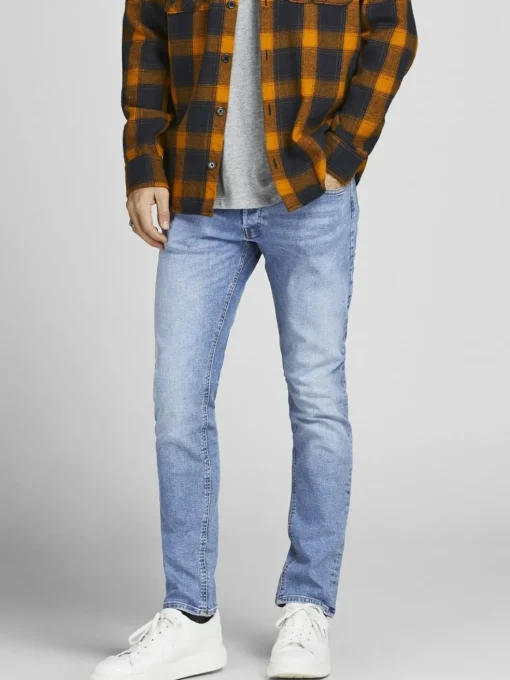 JACK & JONES Glenn Original loose fit, heren jeans, denimblauw