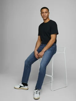 JACK & JONES Glenn Original slim fit, heren jeans, denimblauw