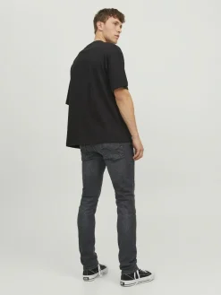 JACK & JONES Glenn Original loose fit, heren jeans, zwart denim