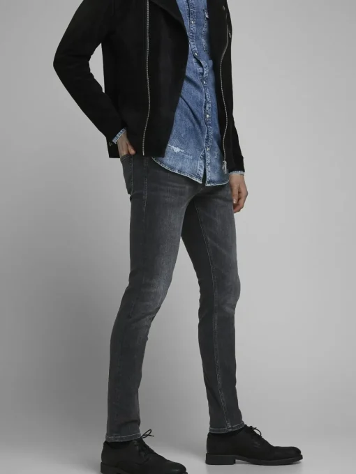 JACK & JONES Glenn Original loose fit, heren jeans, zwart denim