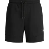 JACK & JONES Gordon Air Sweat Shorts regular fit, heren joggingbroek kort, zwart