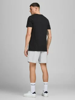 JACK & JONES Gordon Air Sweat Shorts regular fit, heren joggingbroek kort, lichtgrijs melange