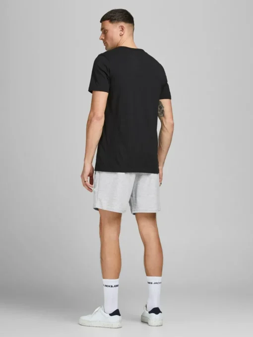 JACK & JONES Gordon Air Sweat Shorts regular fit, heren joggingbroek kort, lichtgrijs melange