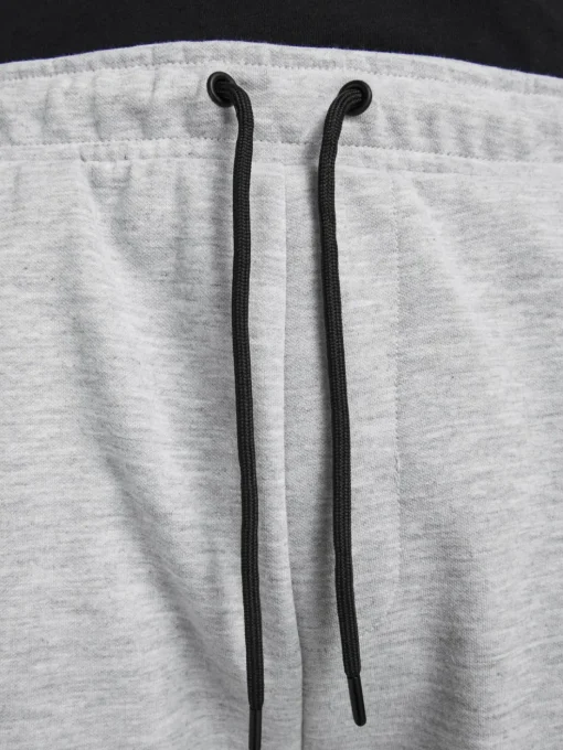 JACK & JONES Gordon Air Sweat Shorts regular fit, heren joggingbroek kort, lichtgrijs melange