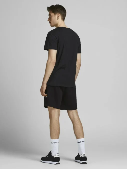 JACK & JONES Gordon Air Sweat Shorts regular fit, heren joggingbroek kort, zwart