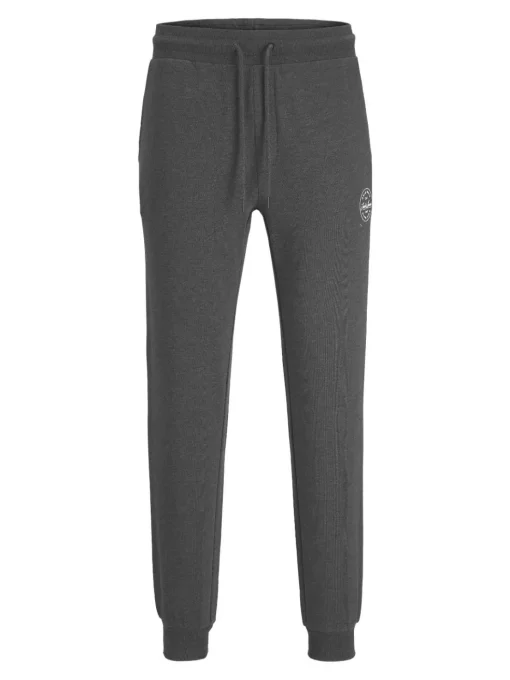 JACK & JONES Gordon Shark Sweat Pants regular fit, heren joggingbroek, donkergrijs melange