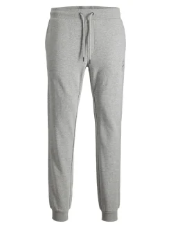 JACK & JONES Gordon Shark Sweat Pants regular fit, heren joggingbroek, lichtgrijs melange