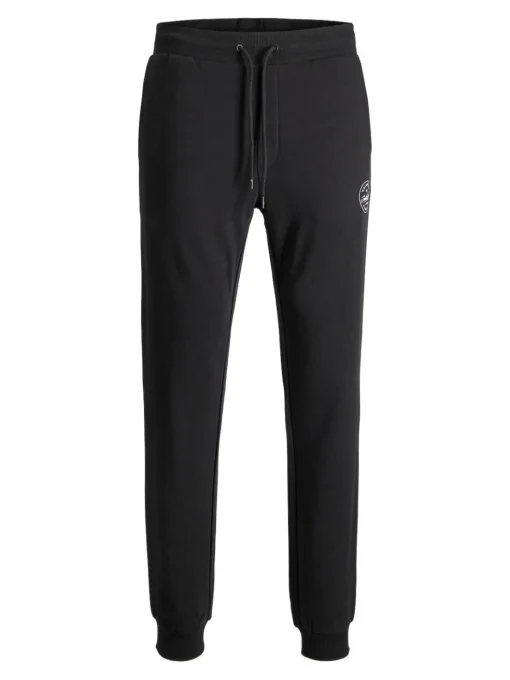 JACK & JONES Gordon Shark Sweat Pants regular fit, heren joggingbroek, zwart