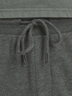 JACK & JONES Gordon Shark Sweat Pants regular fit, heren joggingbroek, donkergrijs melange