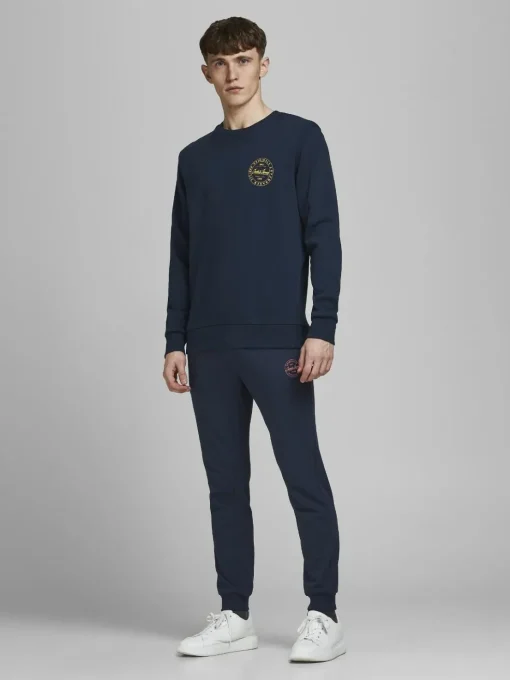 JACK & JONES Gordon Shark Sweat Pants regular fit, heren joggingbroek, blauw
