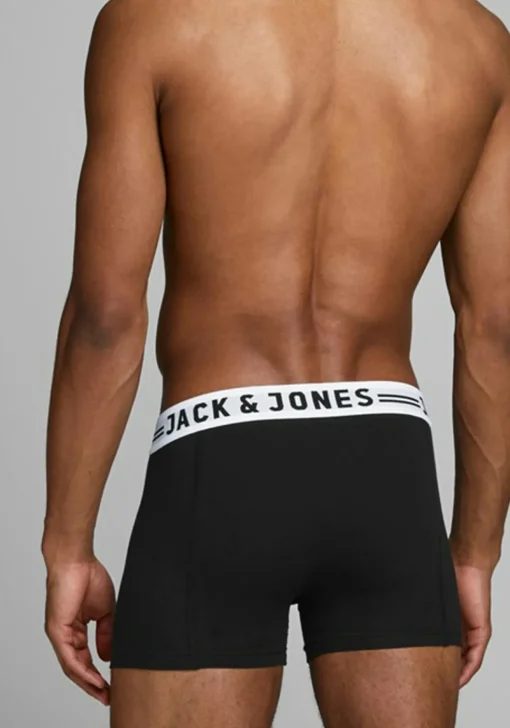 Jack & Jones heren boxers Sense trunks (3-pack), zwart
