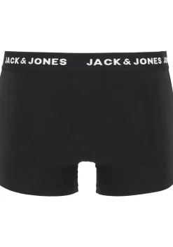 Jack & Jones heren boxers Jacanthony trunks (3-pack), zwart