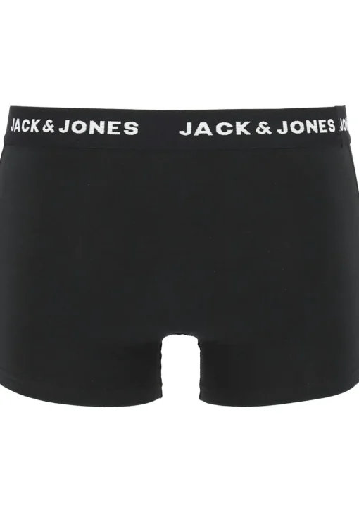 Jack & Jones heren boxers Jacanthony trunks (3-pack), zwart