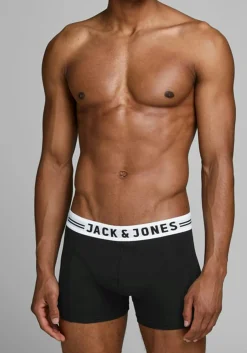 Jack & Jones heren boxers Sense trunks (3-pack), zwart