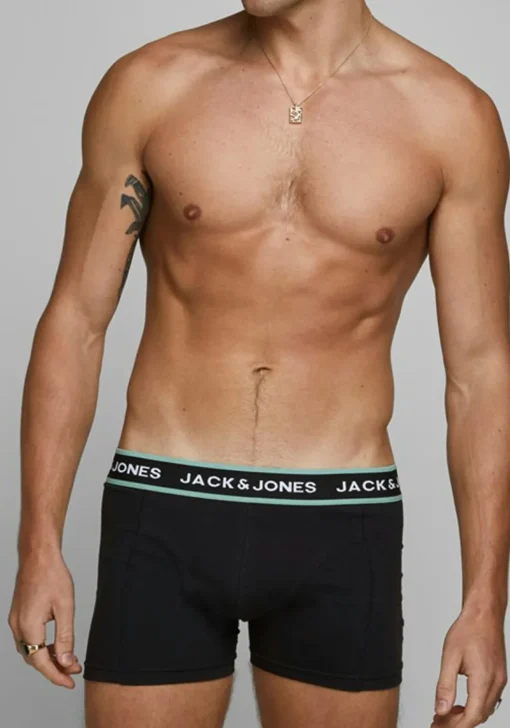 Jack & Jones heren boxers Jacflower trunks (3-pack), gebloemd en uni