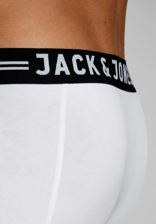 Jack & Jones heren boxers Sense trunks (3-pack), zwart - wit - grijs