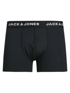 JACK & JONES Jacbase microfiber trunks (3-pack), heren boxers normale lengte, zwart