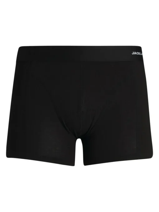 JACK & JONES Jacbasic bamboo trunks (3-pack), heren boxers normale lengte, blauw, zwart en donkerrood