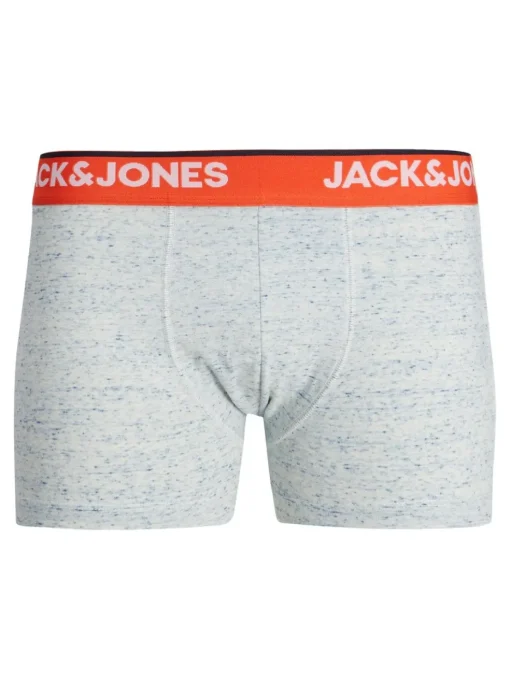 JACK & JONES Jacdave trunks (3-pack), heren boxers normale lengte, blauw en grijs