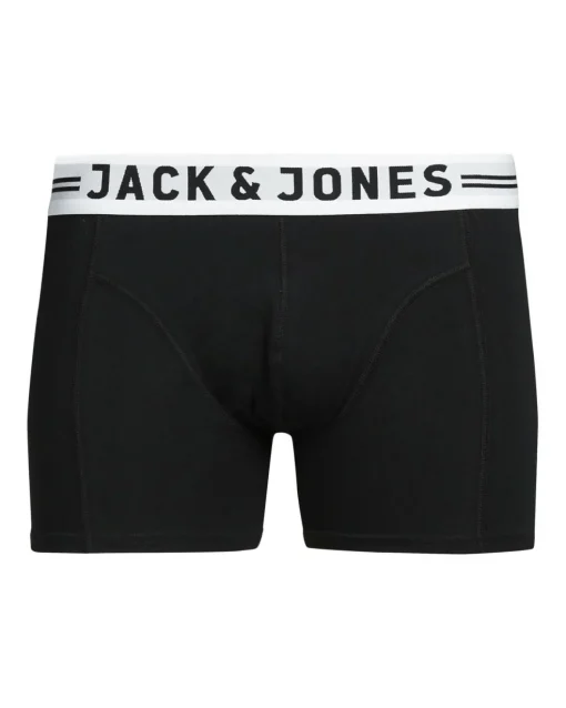 JACK & JONES Jacsense trunks (1-pack), heren boxer normale lengte, zwart