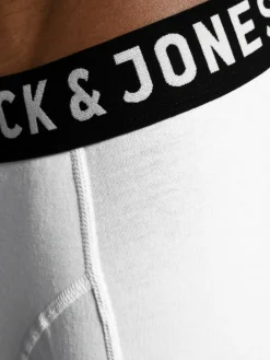 JACK & JONES Jacsense trunks (1-pack), heren boxer normale lengte, wit