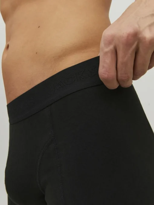 JACK & JONES Jactone in tone trunks (5-pack), heren boxers normale lengte, zwart