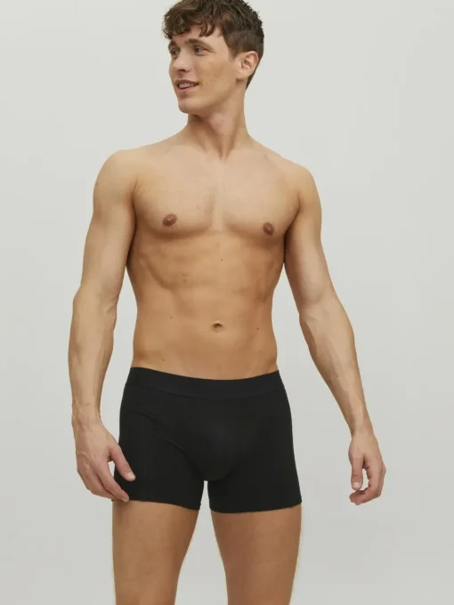 JACK & JONES Jactone in tone trunks (5-pack), heren boxers normale lengte, zwart