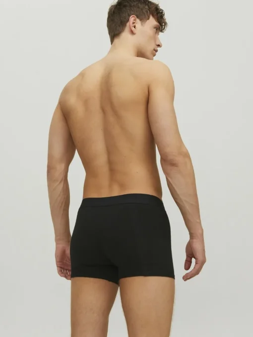 JACK & JONES Jactone in tone trunks (5-pack), heren boxers normale lengte, zwart
