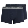 JACK & JONES Jacvincent trunks (2-pack), heren boxers normale lengte, blauw