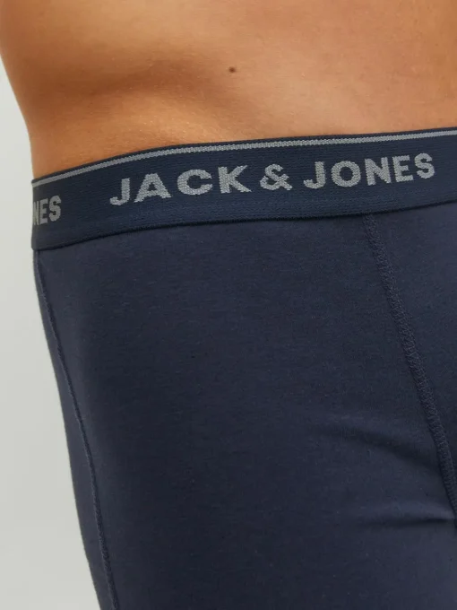 JACK & JONES Jacvincent trunks (2-pack), heren boxers normale lengte, blauw