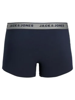 JACK & JONES Jacvincent trunks (2-pack), heren boxers normale lengte, blauw