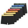 JACK & JONES Jacvito solid trunks (7-pack), heren boxers normale lengte, zwart
