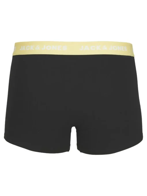 JACK & JONES Jacvito solid trunks (7-pack), heren boxers normale lengte, zwart
