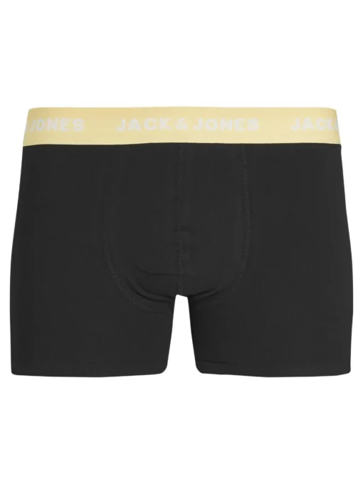 JACK & JONES Jacvito solid trunks (7-pack), heren boxers normale lengte, zwart