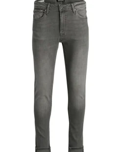 JACK & JONES Liam Original loose fit, heren jeans, grijs denim