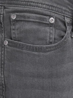 JACK & JONES Liam Original loose fit, heren jeans, grijs denim