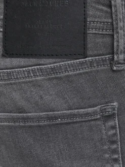 JACK & JONES Liam Original loose fit, heren jeans, grijs denim