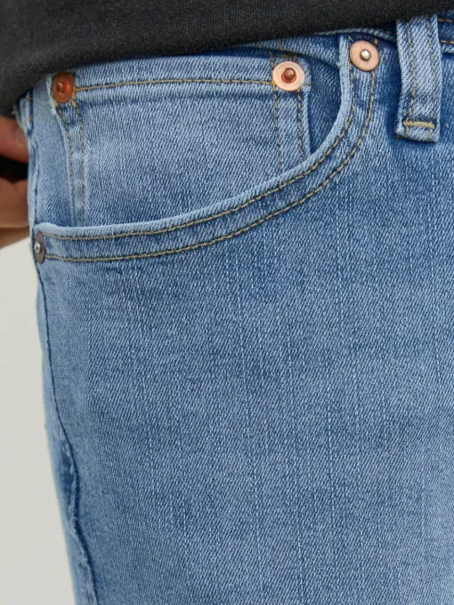 JACK & JONES Liam Original loose fit, heren jeans, denimblauw