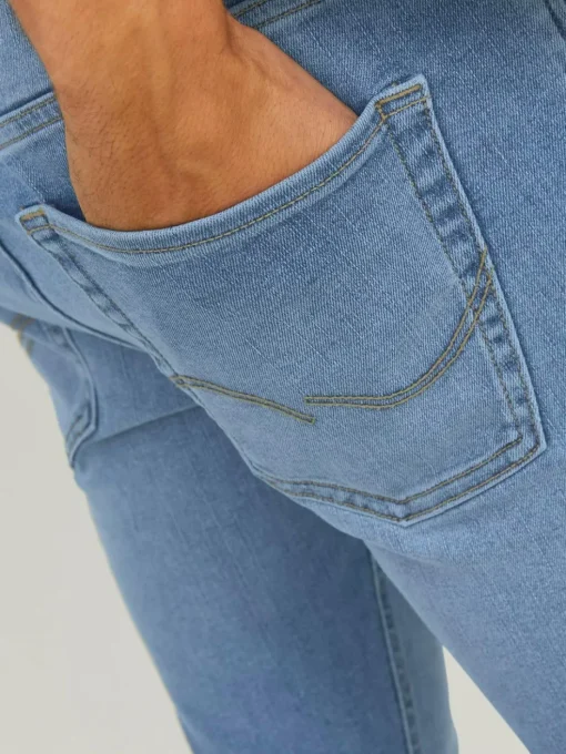 JACK & JONES Liam Original loose fit, heren jeans, denimblauw