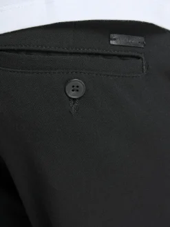 JACK & JONES Marco Connor Black loose fit, heren chino, zwart