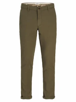 JACK & JONES Marco Fury slim fit, heren chino, groen