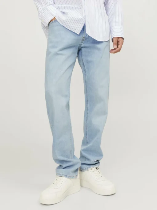 JACK & JONES Mike Original loose fit, heren jeans, denimblauw