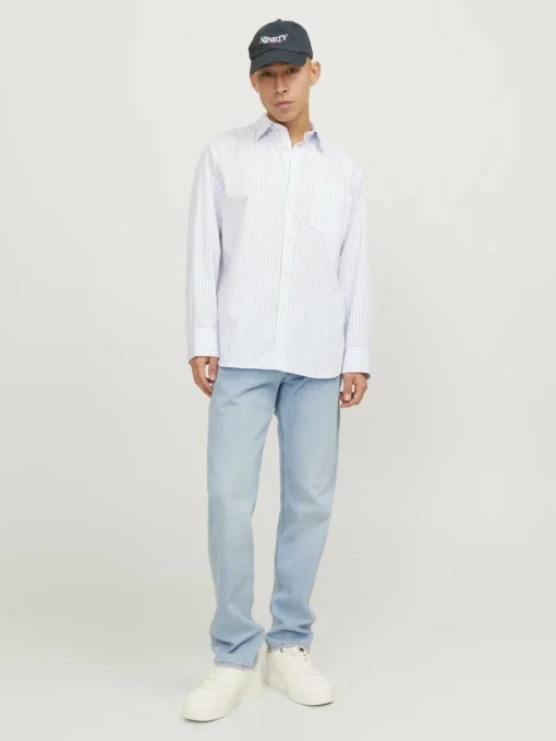 JACK & JONES Mike Original loose fit, heren jeans, denimblauw