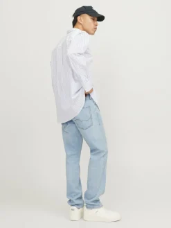 JACK & JONES Mike Original loose fit, heren jeans, denimblauw