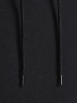 JACK & JONES Star basic sweat hood regular fit, heren hoodie katoenmengsel met capuchon, zwart